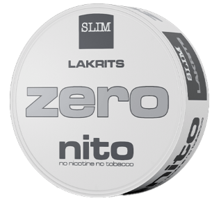 Zeronito Lakrits Slim Nikotinfritt Snus