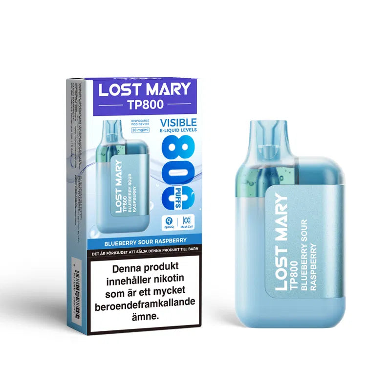 Lost Mary TP800 - Blueberry Sour Raspberry