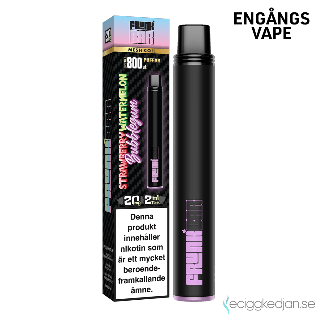 Frunk Bar Mesh | Strawberry Watermelon Bubblegum | Engångs Vape | 20mg