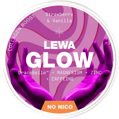 LEWA GLOW Strawberry & Vanilla Nikotinfritt Snus