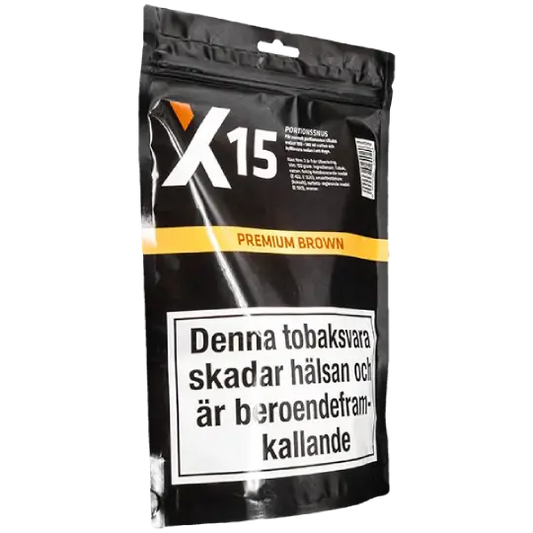 X15 Premium Brown Portionssnus