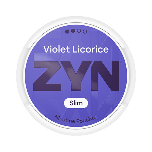 ZYN Violet Licorice Slim All White Portion