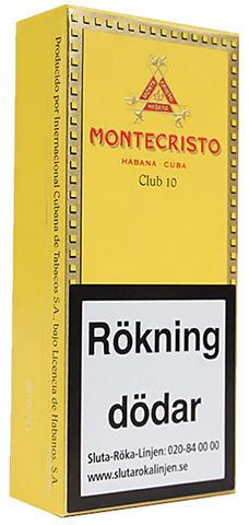 MONTECRISTO CLUB 10P CIGARILLER