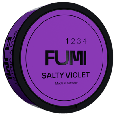 Fumi Salty Violet Slim All White Portion
