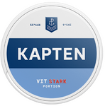 Kapten Vit Stark Portionssnus