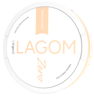 Lagom Peach Mint Zero Nikotinfritt Snus