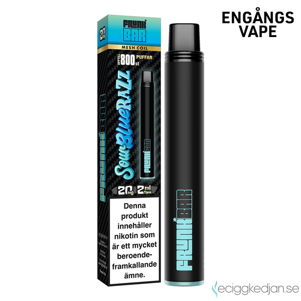 Frunk Bar Mesh | Sour Blue Razz | Engångs Vape | 20mg