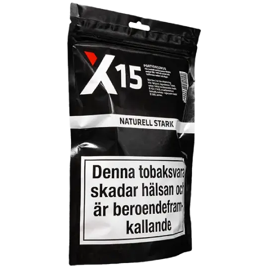 X-15 Naturell Stark Portion Snussats