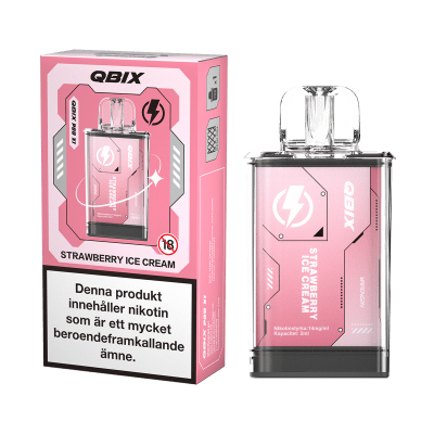QBIX Pod Strawberry Ice Cream