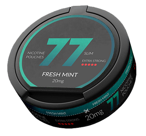 77 Fresh Mint Slim Extra Strong All White Portion