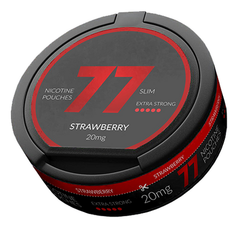 77 Strawberry Slim Extra Strong All White Portion