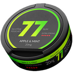 77 Apple Mint Slim Extra Strong -All White Portion