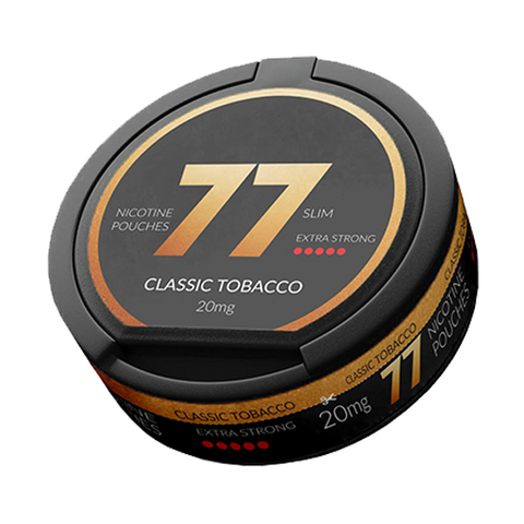 77 Classic Tobacco Slim Extra Strong All White Portion