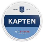 Kapten Vit Extra Stark Portionssnus