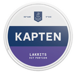 Kapten Vit Lakrits Portionssnus