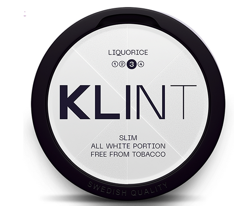 Klint Liquorice Slim Strong All White Portion