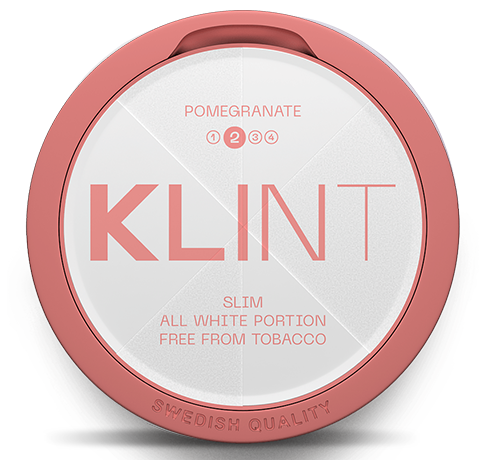 Klint Pomegranate Slim All White Portion