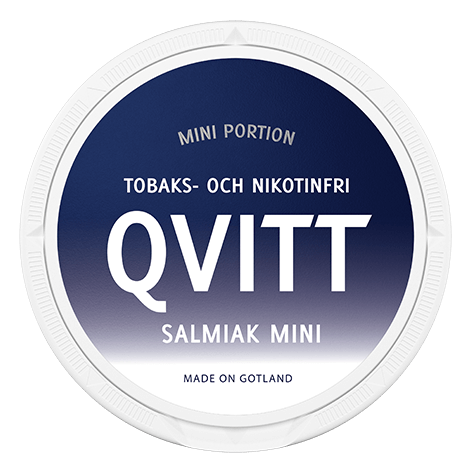 Qvitt Salmiak Mini Portionssnus