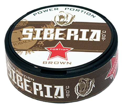 Siberia -80 Degrees Brown Portionssnus