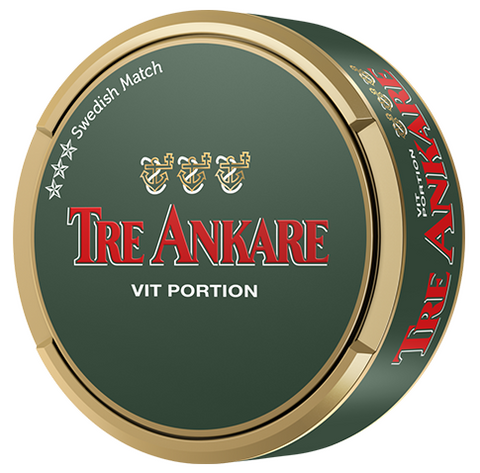 Tre Ankare White Portionssnus