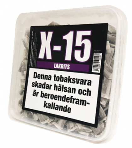 X-15 Portion Lakrits Snussats