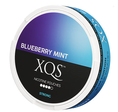 XQS Blueberry Mint Slim All White Portion