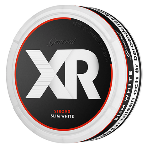 XR General Strong slim white Portionssnus