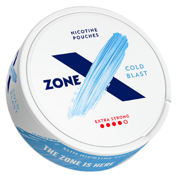 zone X Cold Blast Slim Extra Strong All White Portion