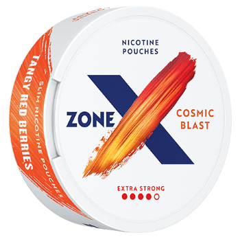 ZONE X Cosmic Blast Slim Extra Strong All White Portion