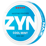 ZYN Cool Mint Mini Dry Super Strong All White Portion